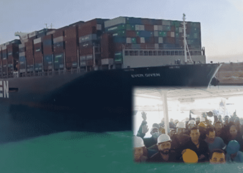 Watch: Suez Canal Dredging And Tug-Boat Crew Celebrates After Freeing MV Ever Given