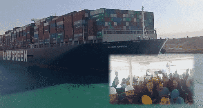 Watch: Suez Canal Dredging And Tug-Boat Crew Celebrates After Freeing MV Ever Given