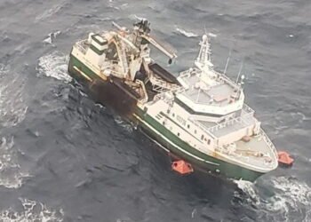 US-Canada Coast Guard Jointly Rescues 31 Seafarers From A Blazing Atlantic Ship