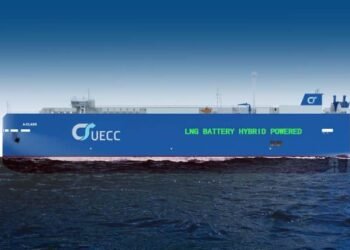 UECC battery hybrid LNG ro-ro scheduled for delivery late 2021