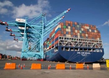 CMA CGM Brazil _ APM Terminals Port Elizabeth receives largest ever ship to call the U.S. East Coast