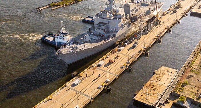 VIDEO CLIP: Ingalls Shipbuilding resumes eastern financial institution center image description