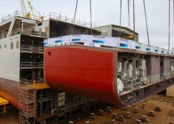 Photos: Fincantieri Begins Dry Dock Works On “Viking Mars”