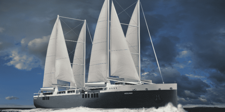 Michelin signs a letter of commitment for maritime transport with Neoline, a French shipowner relying on main propulsion by sail