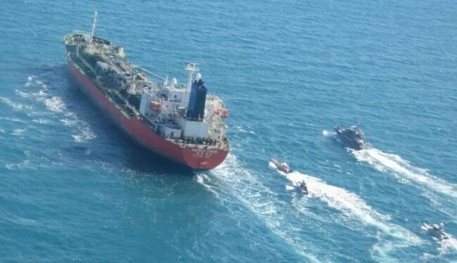 South Korean Flag of South Korea flagged Chemical Tanker HANKUK CHEMI detained by Iranian forces in the Straits of Hormuz while inbound to Fujairah
