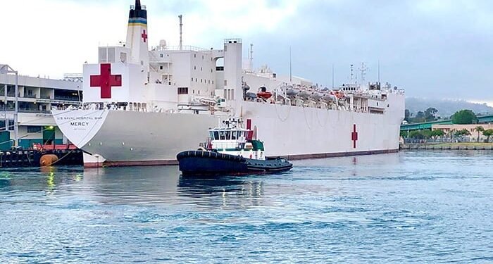 Vigor wins $56.4 million healthcare facility ship Mercy drydocking agreement image description