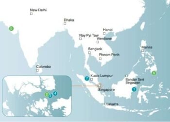 location of 7 Incidents Of Armed Robbery Against In Asia In January 2021 -