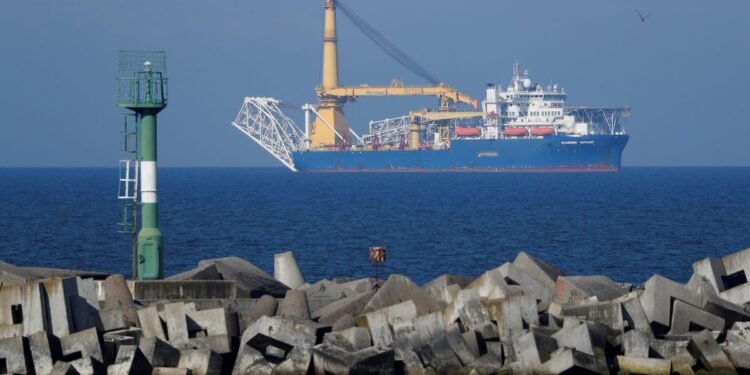 Nord Stream 2 Pipe-Laying Vessel Underway to Project Hub