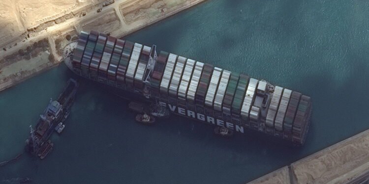 ever given satellite photo