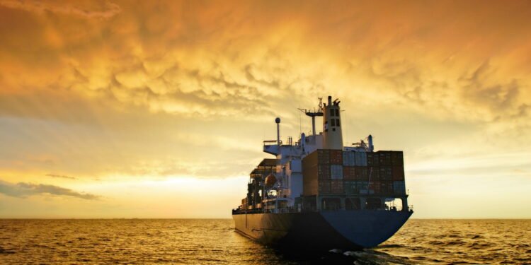 Container-ship Departure Houston