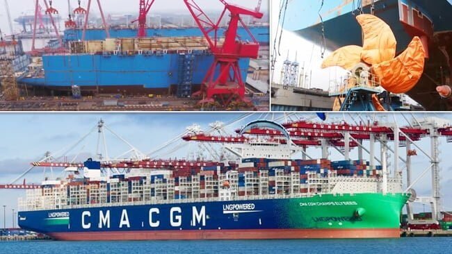 CMA CGM– XXL Site: Behind The Scenes Of World’s Largest LNG-Powered Container Ships Project