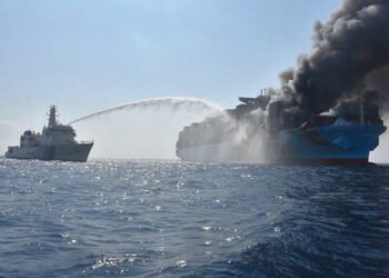 Maersk Honam Fire