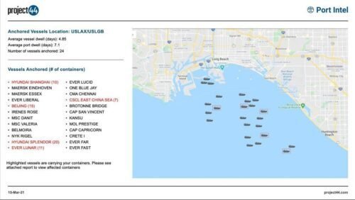 project44 launches Port Intel, a free Port Congestion Reporting service