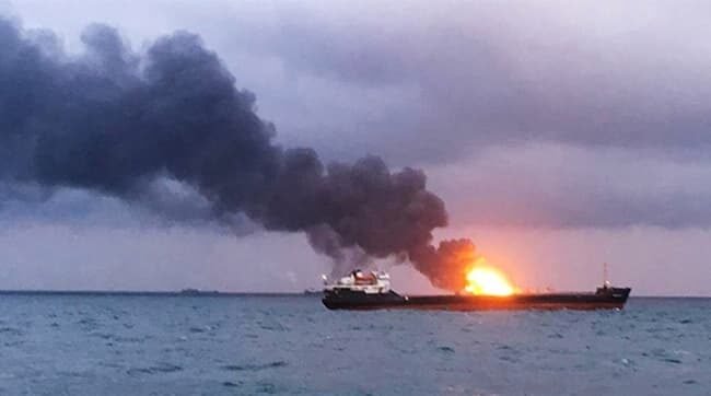 Oil Tanker Hit By An Explosion While Discharging At Jeddah, Saudi Arabia