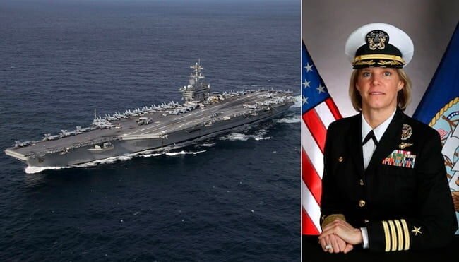 For The First Time, A Female Carbon Monoxide To Command United States Navy’s Aircraft Carrier