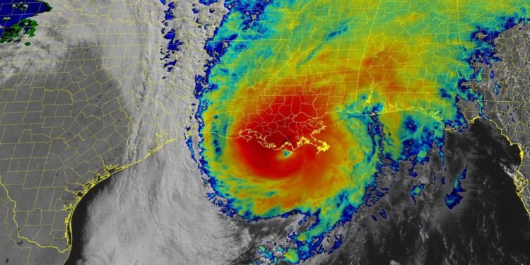 Zeta Roars Ashore in Louisiana