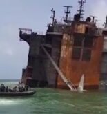 Divers Recover "Black Box" From Sunken Container Ship X-Press Pearl x-press pearl wreck