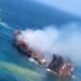 containership sinking off Sri Lanka