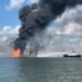 NTSB: Dredge Waymon L. Boyd Reportedly Struck Submerged Liquid Propane Pipeline Before Explosion Waymon L Boyd Dredge Fire