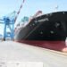 Cracked Containership Leaking Oil at Bayonne, New Jersey Terminal