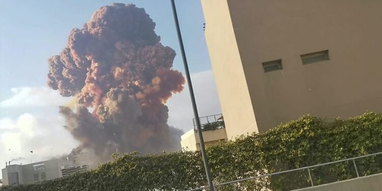 Massive Explosion in Beirut Port Area Rocks Lebanon’s Capital