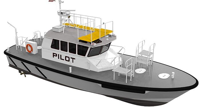 Canaveral Pilots group with Glosten and also Ray Hunt on electrical pilot watercraft job image description