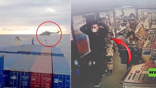 Video: Ship Bound For Libya Gets Intercepted And Raided By German Forces