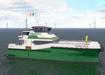 Ireland’s First Catamaran Wind Farm Service Craft Under Construction