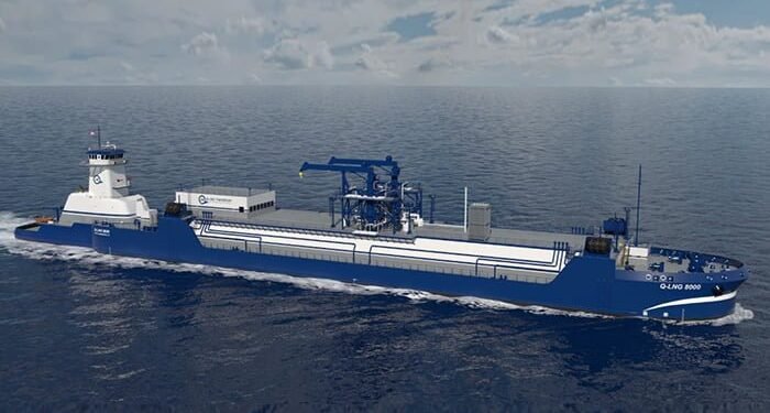 Q-LNG obtains authorizations for bigger versions of LNG bunkering ATB image description
