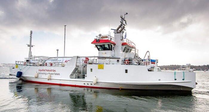 Gasum purchase consists of 2 LNG bunkering vessels image description