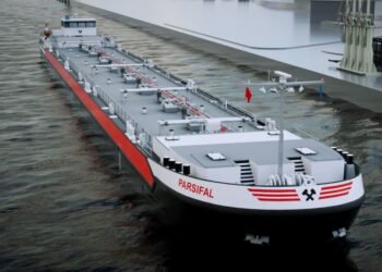 Concordia Damen Receives 40 Eco-Friendly Inland Waterway Barge Order From J.P. Morgan