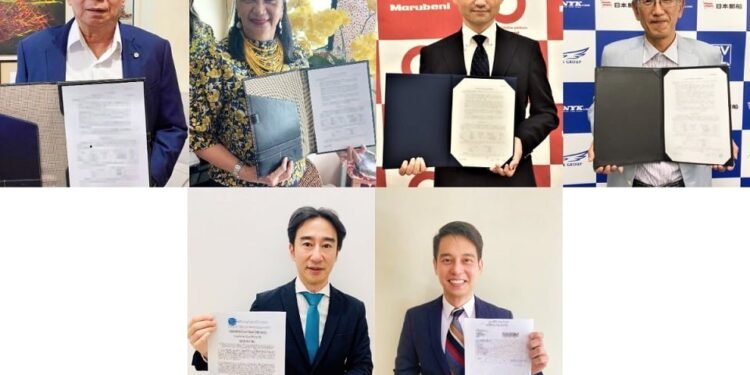 Marubeni, NYK, and TDG agree on joint promotion of electronic money platform business for Seafarers