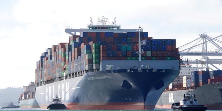 cma cgm containership