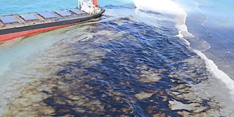Wakashio Breached: Oil Leaks from Grounded Bulk Carrier in Mauritius, Police Investigation Launched