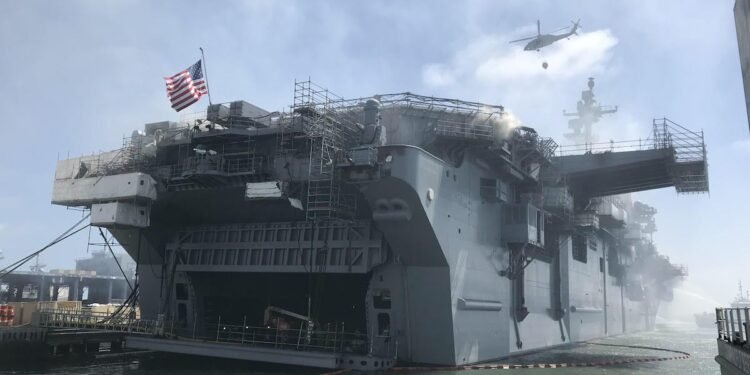 NASSCO Awarded $10 Million Contract for Bonhomme Richard Clean-Up