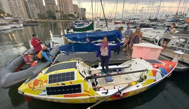 Solo Ocean Rower Lia Ditton Returns To The Ocean Post Recovery From Record 86 Days Alone At Sea
