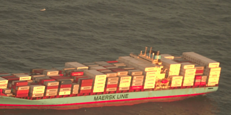 USCG Medevacs Burned Crew Member of Maersk Ship in Atlantic