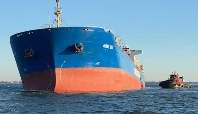 Panamanian-Flagged Cargo Ship ‘Hong Dai’ Aground In Virginia; USCG Responds With Assistance Panamanian-Flagged Cargo Ship ‘Hong Dai’ Aground In Virginia; USCG Responds With Assistance