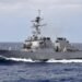 China Says US Threatening Peace as Warship Transits Taiwan Strait