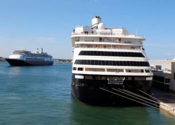 Two Holland America Cruise Ships Dock in Florida