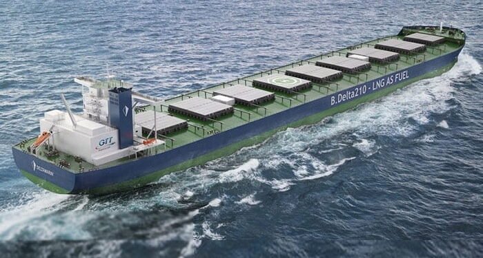 ABDOMINAL gives AiP for LNG sustained Newcastlemax image description