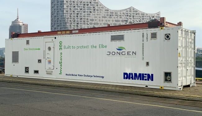 Jongen Deploys Damen Invasave BWMS For Port Of Hamburg