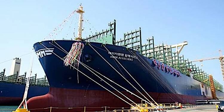 HMM Launches World's First 24,000 TEU Containership HMM Launches World’s First 24,000 TEU Containership