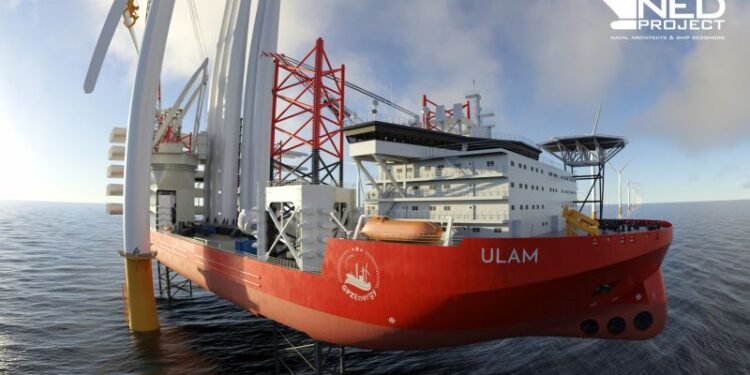 First Jones Act Compliant Hydrogen-Ready Wind Turbine Installation Vessel Design Awarded AiP First Jones Act Compliant Hydrogen-Ready Wind Turbine Installation Vessel Design Awarded AiP
