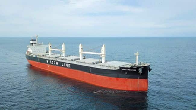 Kawasaki Heavy Industries Delivers 61,000 DWT Bulk Carrier ‘Amis Treasure’