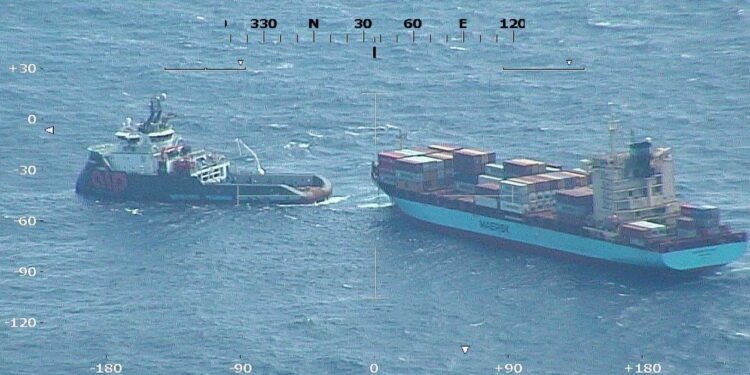 Maersk Ship Loses Propulsion After Fire in Caribbean Sea Maersk Ship Loses Propulsion After Fire in Caribbean Sea