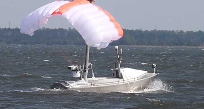 Parasail based system might speed up minefield clearance image description