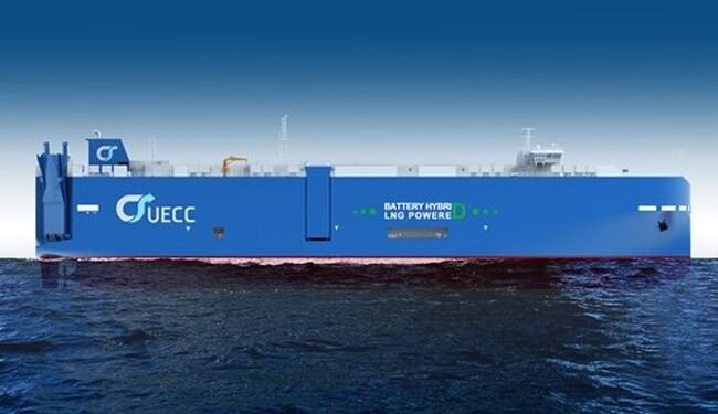 UECC Secures “Green Financing” For New Battery Hybrid LNG PCTC Vessels