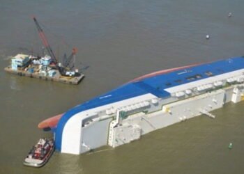 golden ray aground