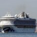 Grand Princess Cruise Ship Docks in Oakland